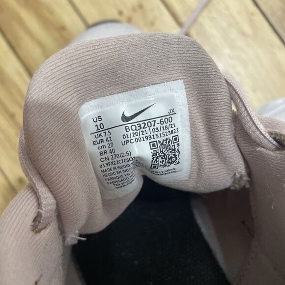Nike Revolution Running Sneakers Pink Womens 10 Barely Rose Athletic Gym Workout - Picture 13 of 16